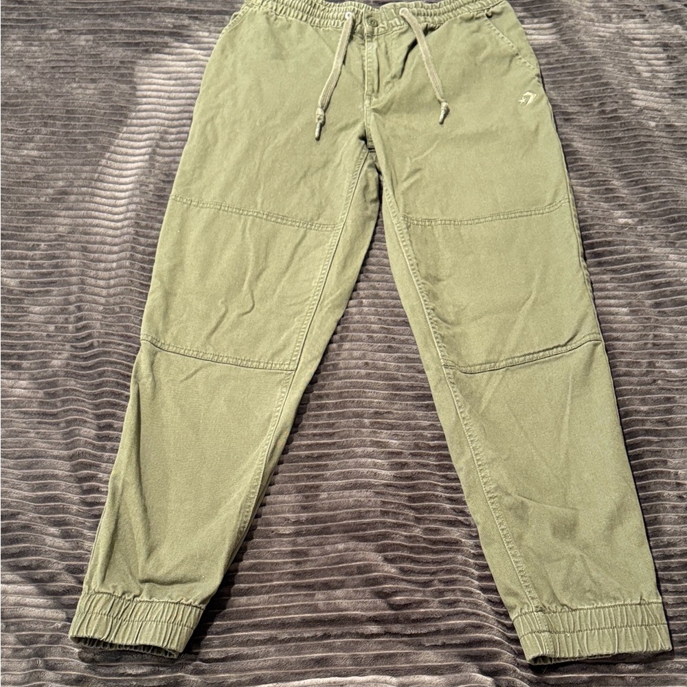 Converse Womens Pants in Olive Green